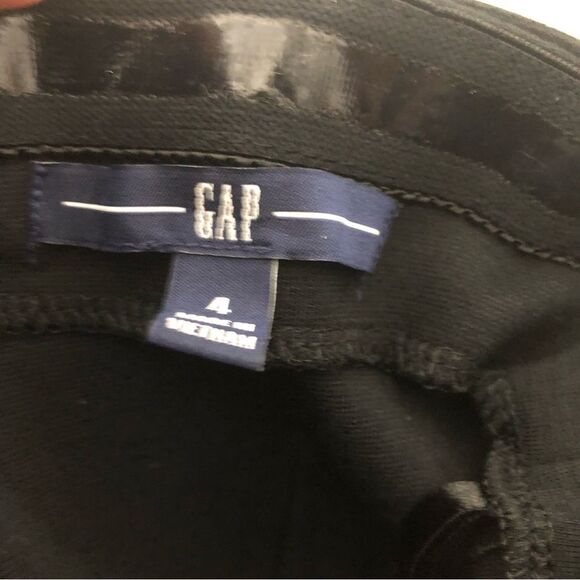 Gap Y2K Side Stripe Strapless Dress Sz 4 - Picture 8 of 9